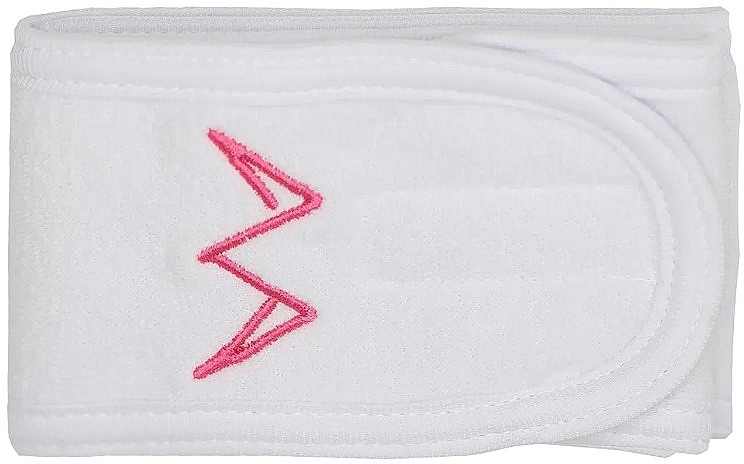 Opaska kosmetyczna, biała - Miss Lashes Headband White — Zdjęcie N1