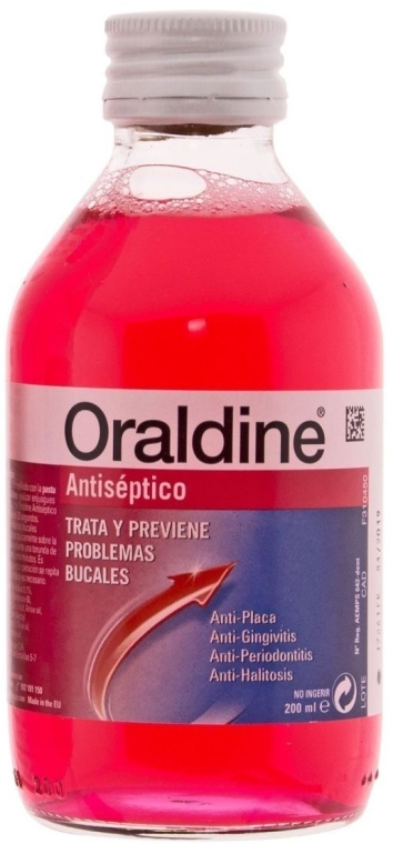 Antyseptyczny płyn do płukania jamy ustnej - Oraldine Antiseptico — Zdjęcie N1