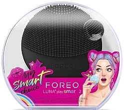 Szczoteczka do oczyszczania twarzy i masażer - Foreo Luna Play Smart 2 Midnight Magic — Zdjęcie N2