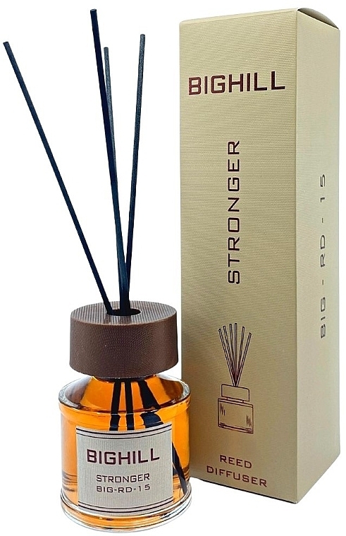 Dyfuzor zapachowy Stronger - Eyfel Perfume Reed Diffuser Bighill Stronger — Zdjęcie N2