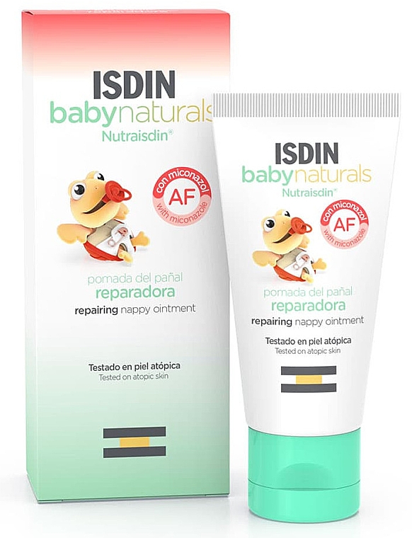 Maść pod pieluszkę przeciw podrażnieniom - Isdin Baby Naturals Repairing Diaper Ointment — Zdjęcie N1