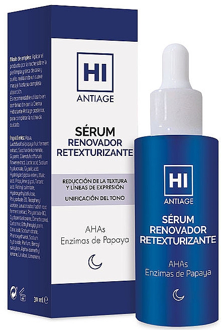 Serum do twarzy na noc - Avance Cosmetic Hi Antiage Retexturizing Renewing Night Serum — Zdjęcie N1