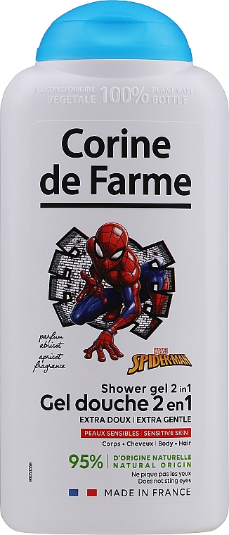 Żel pod prysznic 2 w 1 do ciała i włosów Spider-Man - Corine de Farme Shower Gel Body And Hair — Zdjęcie N1