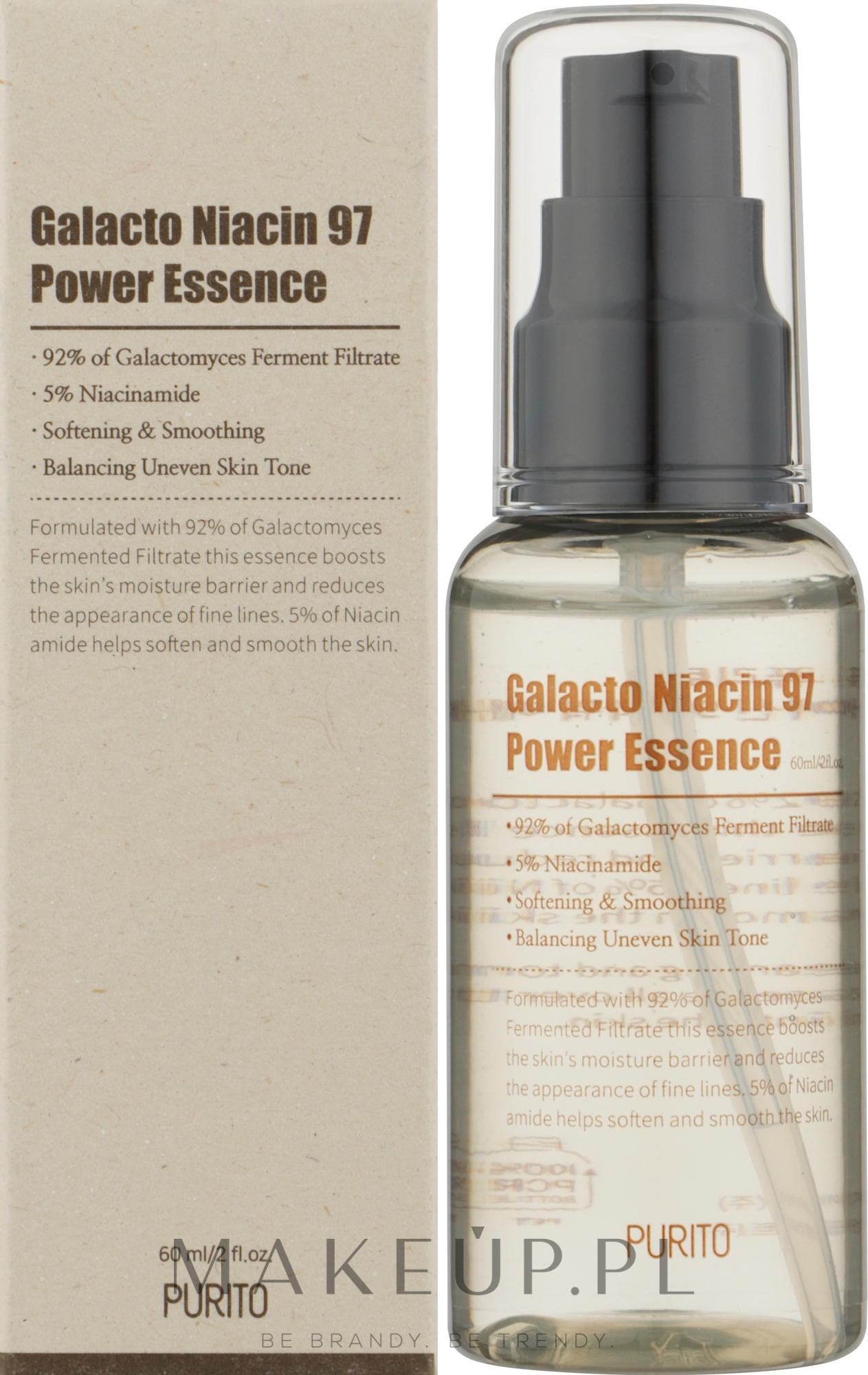 Rewitalizująca esencja do twarzy - Purito Galacto Niacin 97 Power Essence — Zdjęcie 60 ml