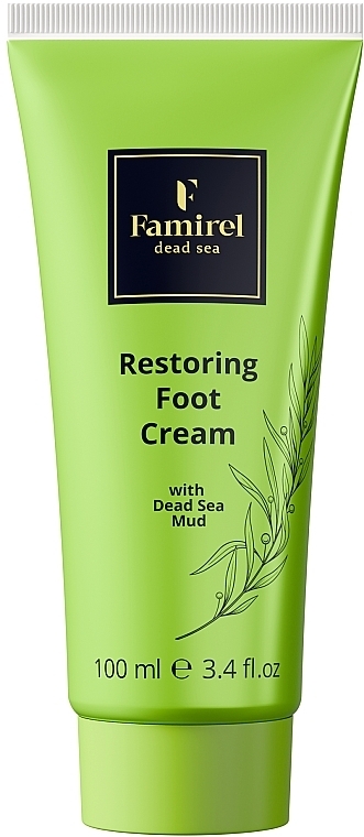 Regenerujący krem do stóp z błotem z Morza Martwego - Famirel Restoring Foot Cream — Zdjęcie N2