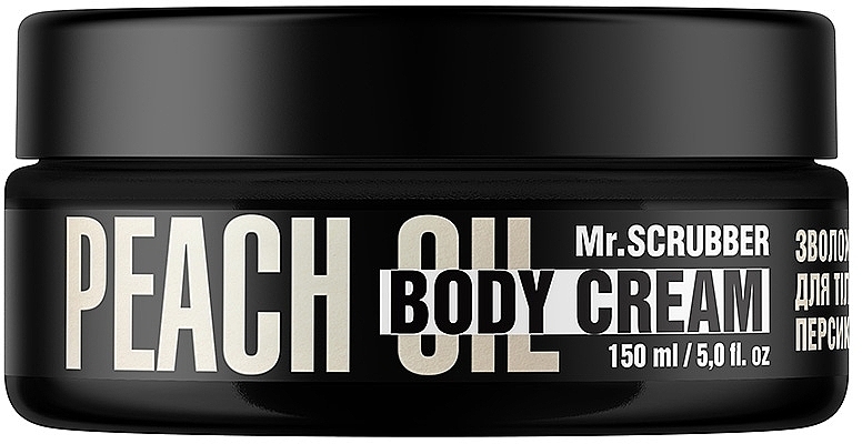 Nawilżający krem do ciała z olejkiem z pestek brzoskwini - Mr.Scrubber Body Couture Peach Oil