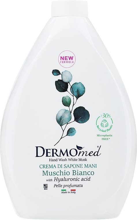 Krem-mydło Białe piżmo - Dermomed Cream Soap White Musk (uzupełnienie) — Zdjęcie N1