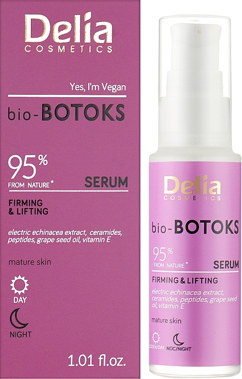 Serum napinająco-liftingujące - Delia bio-BOTOKS Firming & Lifting Serum — Zdjęcie N2