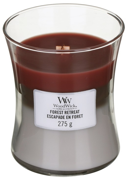 Świeca zapachowa w szkle - WoodWick Hourglass Trilogy Candle Forest Retreat — Zdjęcie N1
