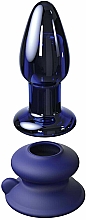 Wibrujący korek analny - PipeDream Icicles Vibrating Glass Butt Plug Massager No.85 — Zdjęcie N2