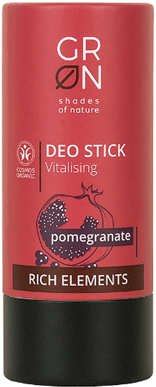 Dezodorant w sztyfcie - GRN Rich Elements Pomegranate Deo Stick 