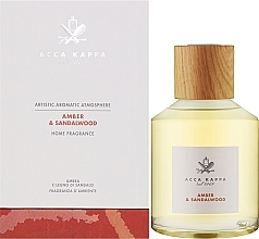 Dyfuzor zapachowy Bursztyn i drzewo sandałowe - Acca Kappa Amber & Sandalwood Home Diffuser — Zdjęcie N2