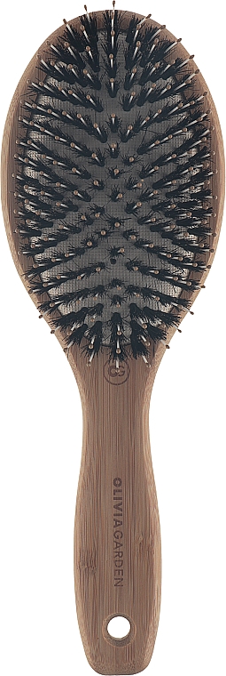 Szczotka do włosów, M - Olivia Garden Bamboo Touch Detangle Combo Size M — Zdjęcie N3