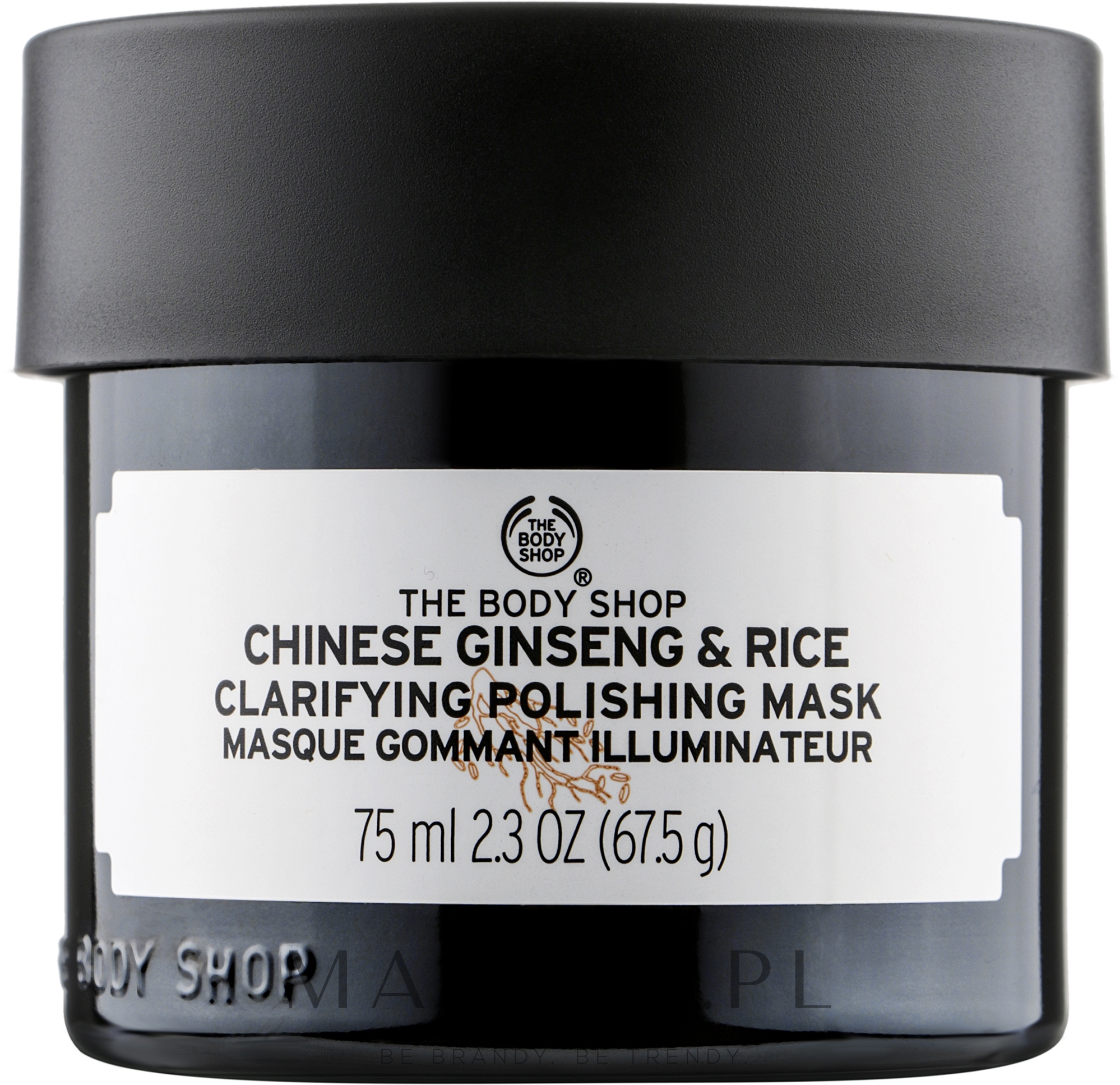 Maska oczyszczająca, Imbir i Ryż - The Body Shop Chinese Ginseng & Rice Clarifying Polishing Mask — Zdjęcie 75 ml