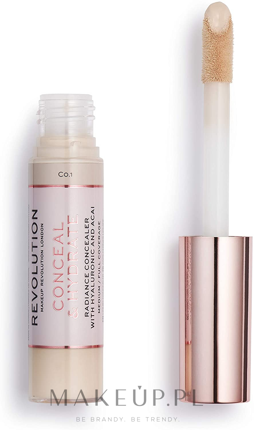 Korektor do twarzy - Makeup Revolution Conceal & Hydrate Concealer — Zdjęcie C0.1