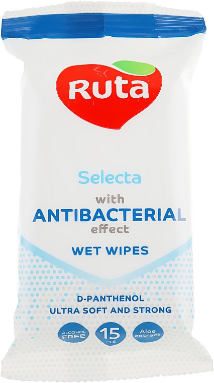 Nawilżane chusteczki antybakteryjne - Ruta Selecta Antibacterial — Zdjęcie N1