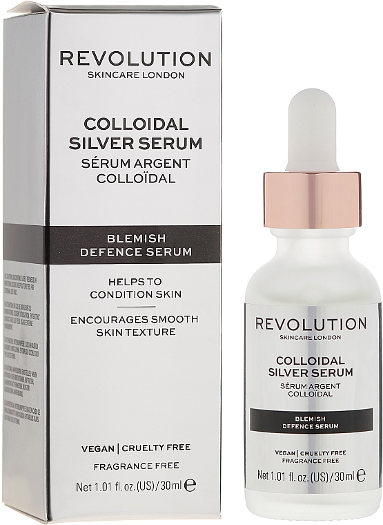 Serum do twarzy ze srebrem koloidalnym - Revolution Skincare Colloidal Silver Serum — Zdjęcie N1