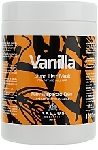 Kup PRZECENA! Nabłyszczająca maska waniliowa w kremie do włosów suchych i matowych - Kallos Cosmetics Vanilla Shine Hair Mask *