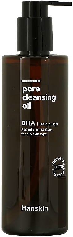 Hydrofilowy olejek z kwasem BHA - Hanskin Pore Cleansing Oil BHA — Zdjęcie N1