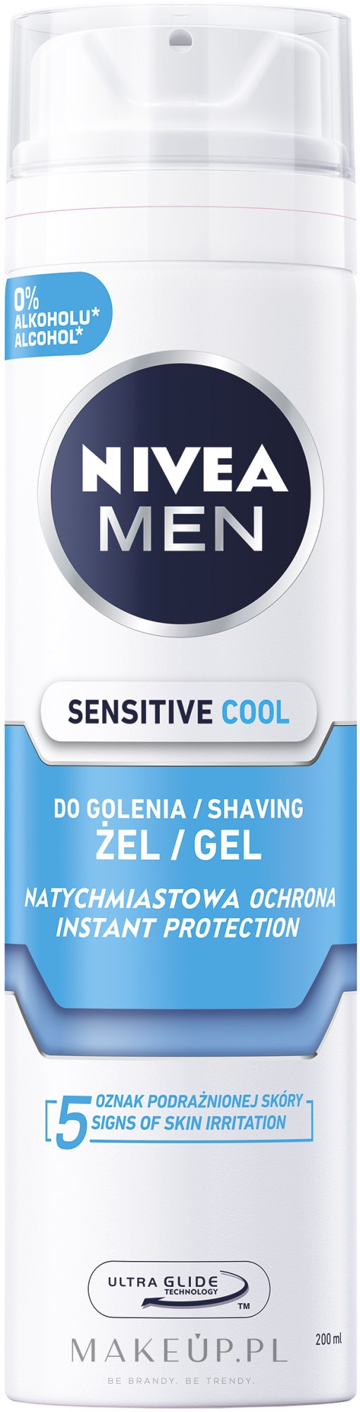 Chłodzący żel do golenia - NIVEA MEN Sensitive — Zdjęcie 200 ml
