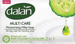 Kup Kremowe mydło w kostce Ogórek i mleko - Dalan Multi Care Cucumber & Milk