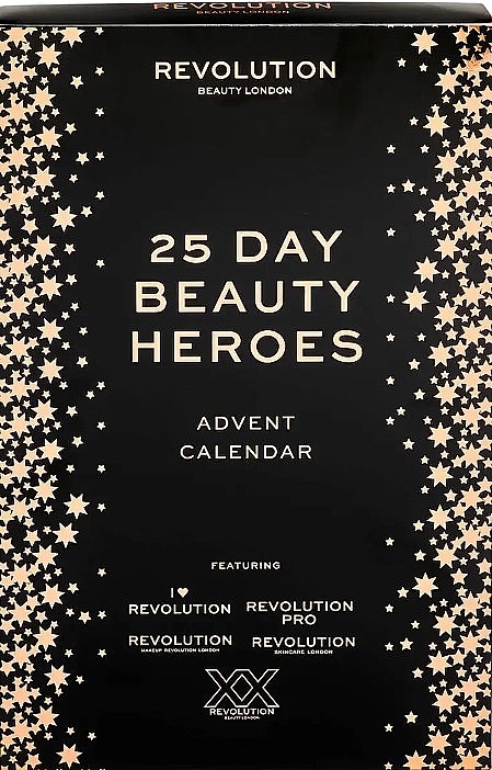 Kalendarz adwentowy z podgrzewaczami zapachowymi - Makeup Revolution Beauty Heroes Edit 25 Days Advent Calendar — Zdjęcie N2
