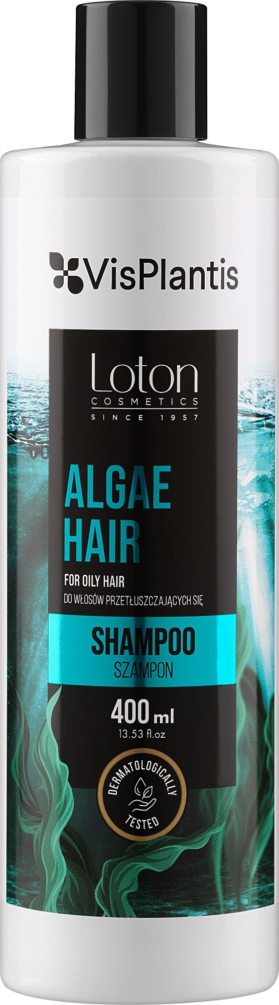 Szampon do włosów przetłuszczających się z ekstraktem z alg - Vis Plantis Loton Algae Hair Shampoo — Zdjęcie 400 ml