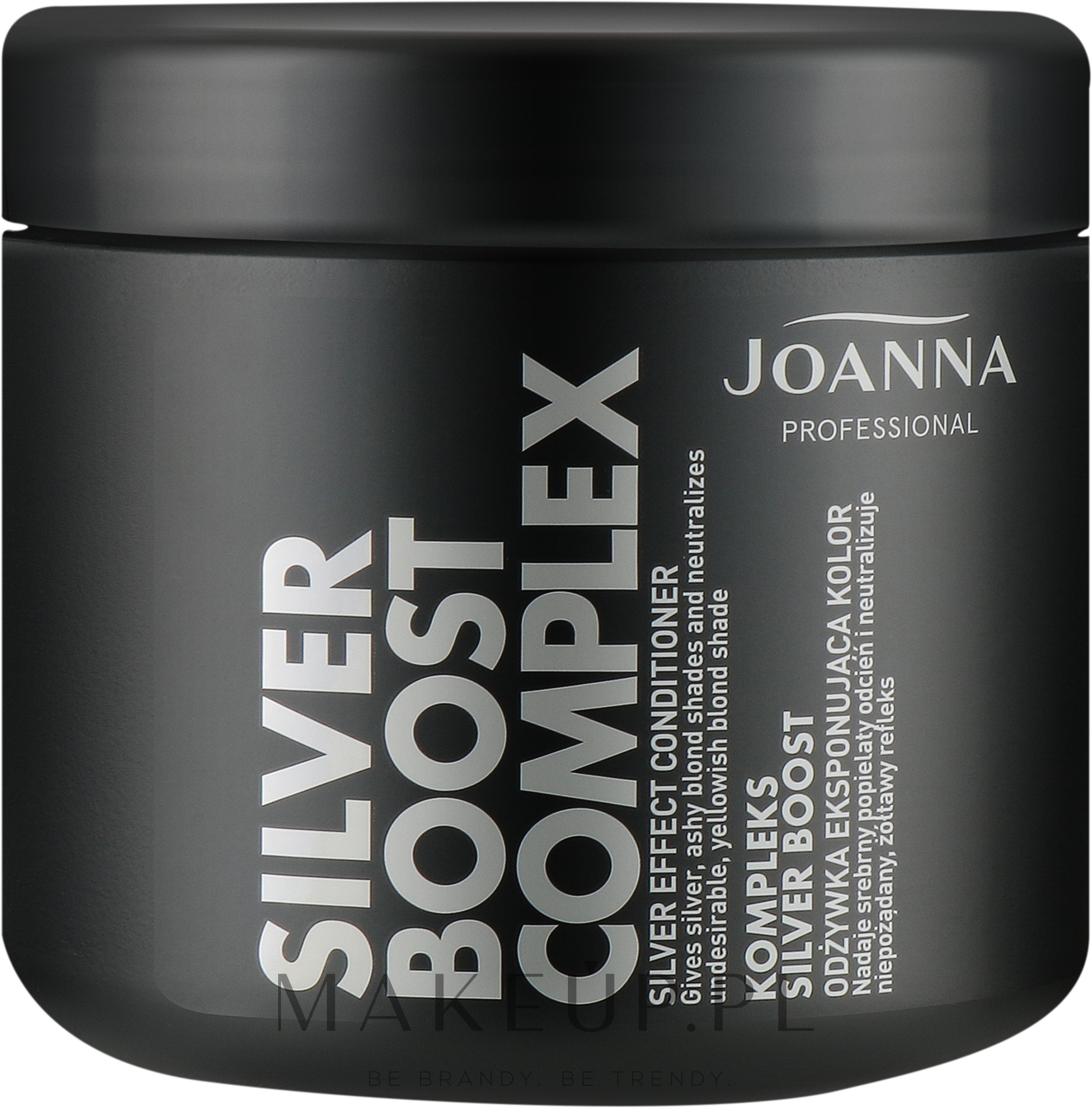 Odżywka do włosów blond - Joanna Professional Silver Boost Complex Hair Conditioner  — Zdjęcie 500 g