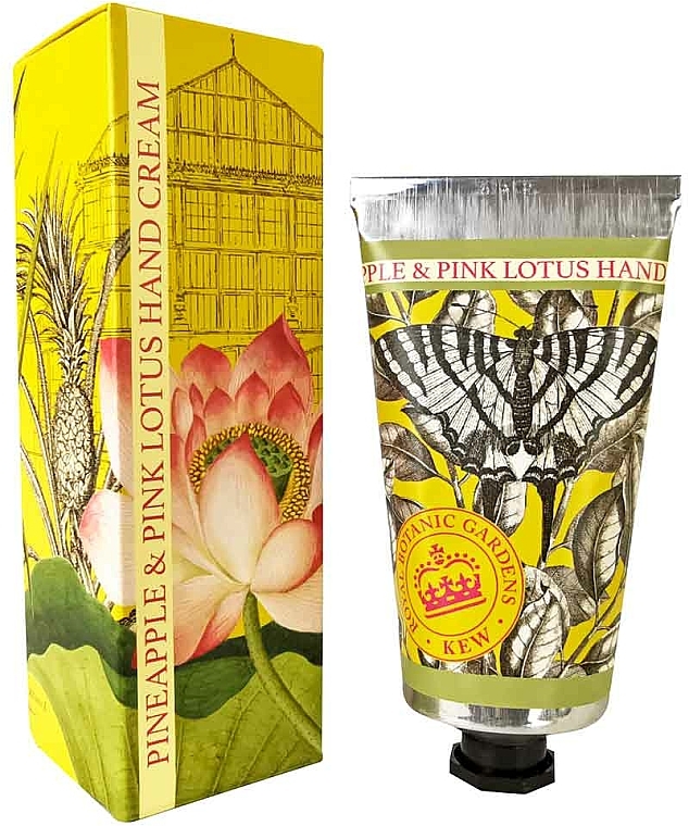 Krem do rąk Ananas i różowy lotos - The English Soap Company Pineapple and Pink Lotus Hand Cream — Zdjęcie N1