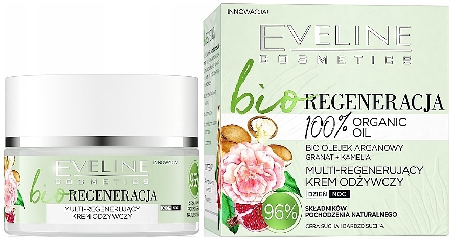 Krem do twarzy - Eveline Cosmetics Bio Multi Regenerating — Zdjęcie N1
