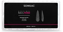 Formy do przedłużania paznokci - Semilac Acrylgel Nail Form Pointed — Zdjęcie N1