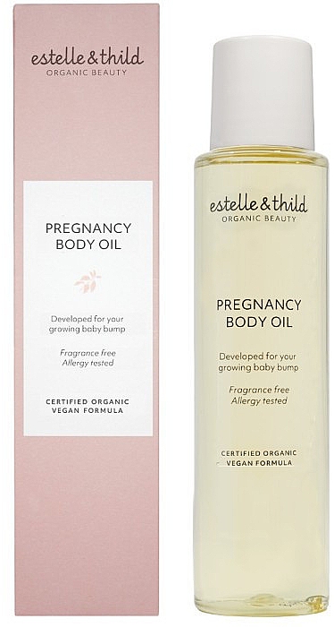 Masło do ciała dla kobiet w ciąży - Estelle & Thild BioCare Pregnancy Body Oil — Zdjęcie N1