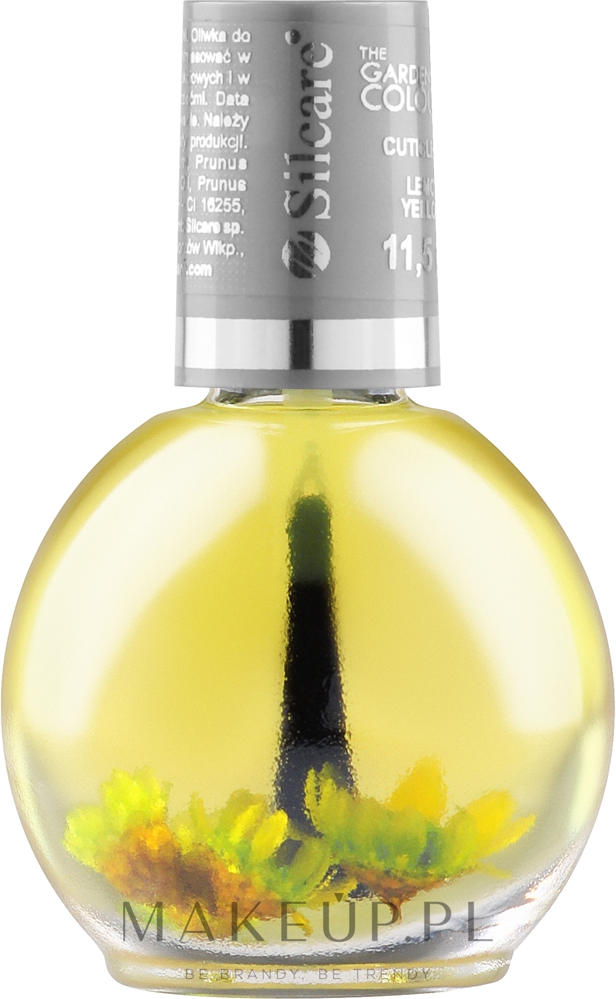 Oliwka do skórek z kwiatami Oliwka i cytryna - Silcare Olive Lemon Yellow — Zdjęcie 11.5 ml