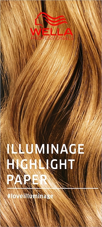 Folia do farbowania włosów, 25 cm - Wella Professionals Illuminage Highlight Paper Sheet — Zdjęcie N1
