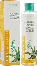 Kup Szampon przeciwłupieżowy do włosów przetłuszczających się - Bioearth The Beauty Seed Shampoo Purifying