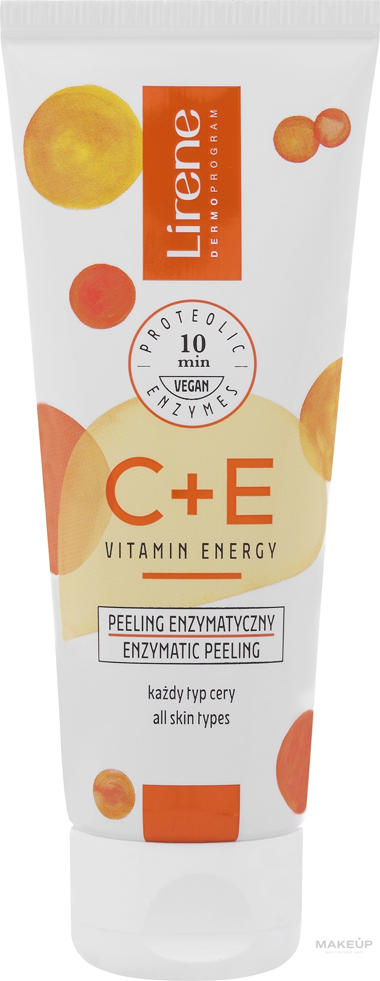 Regenerujący peeling enzymatyczny do twarzy - Lirene C+E Peeling Face — Zdjęcie 75 ml