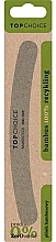 Bambusowy pilnik do paznokci, zakrzywiony, 150/220, 78262 - Top Choice  — Zdjęcie N2