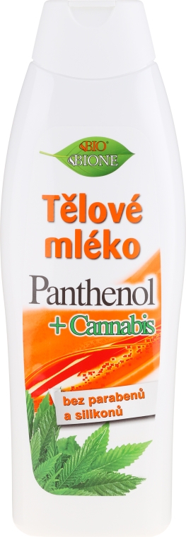 Mleczko do ciała z pantenolem i olejem konopnym - Bione Cosmetics Pantenol + Cannabis Body Lotion — Zdjęcie N1