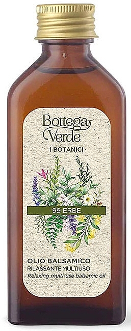 Relaksujący olejek uniwersalny 99 ziół - Bottega Verde I Botanici 99 Herbs Relaxing Multi-Use Balsamic Oil — Zdjęcie N1