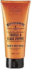 Kup Szampon i żel pod prysznic 2 w 1 dla mężczyzn - Scottish Fine Soaps Men's Thistle & Black Pepper Hair Body Wash