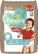 Pieluchomajtki Harmonie Nappy Pants, rozmiar 6, 15+ kg, 19 szt. - Pampers  — Zdjęcie N2