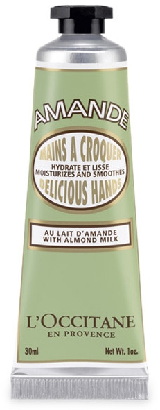 Nawilżający krem do rąk z mleczkiem migdałowym - L'Occitane Almond Delicious Hands Cream