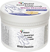 Kup Ochronny krem-peeling do dłoni i stóp Biała Czekolada - Verana Protective Hand & Foot Cream-scrub White Chocolate