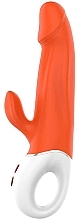 Wibrator z 9 trybami wibracji, pomarańczowy - S-Hande Wave Rabbit Orange — Zdjęcie N2