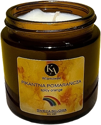 Świeca sojowa Pikantna pomarańcza - KaWilamowski — Zdjęcie N1