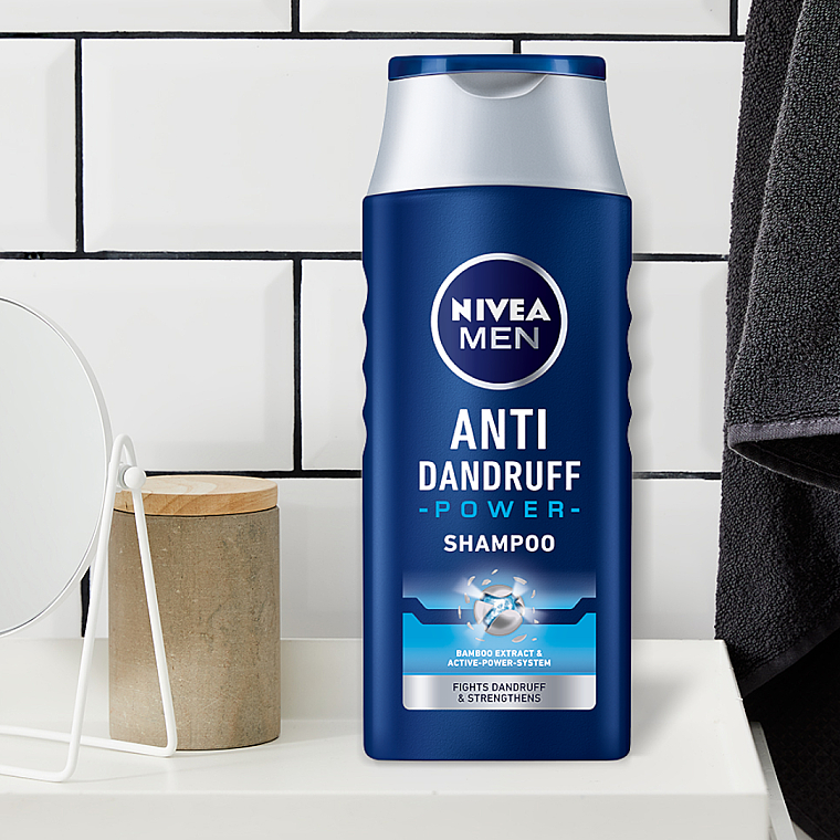 Wzmacniający szampon przeciwłupieżowy dla mężczyzn - NIVEA MEN Anti-Dandruff Power Shampoo — Zdjęcie N4