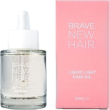 Kup Serum i olejek do włosów 2 w 1 - Brave New Hair Liquid Light Hair Oil 