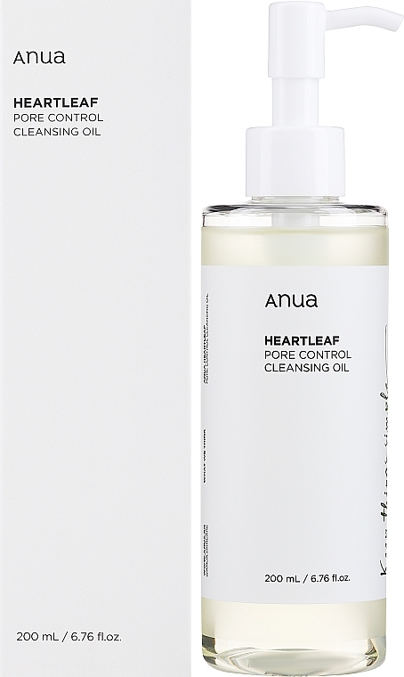 Olejek do mycia twarzy - Anua Heartleaf Pore Control Cleansing Oil — Zdjęcie N2