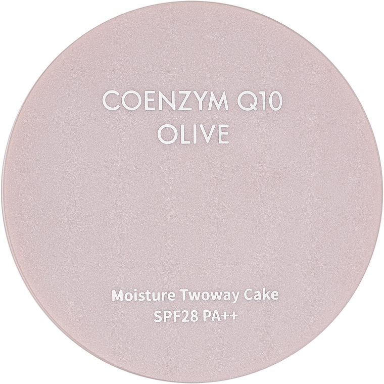 Puder matujący z koenzymem Q10 i oliwą z oliwek - Enough Coenzyme Q10 Olive Moisture Twoway Cake — Zdjęcie N2