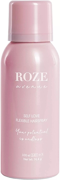Zestaw - Roze Avenue Me & Mini Flexible Hairspray (sprey/250ml + sprey/100ml) — Zdjęcie N3